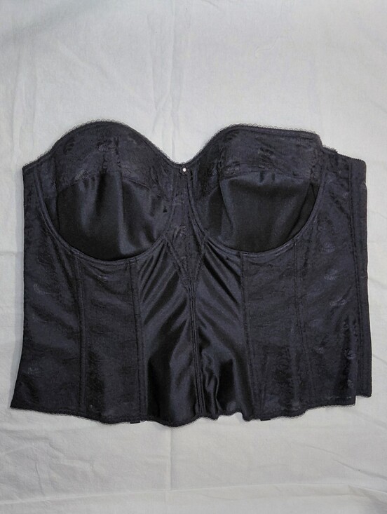 Dominique Other - Dominique Black Strapless Longline Bustier